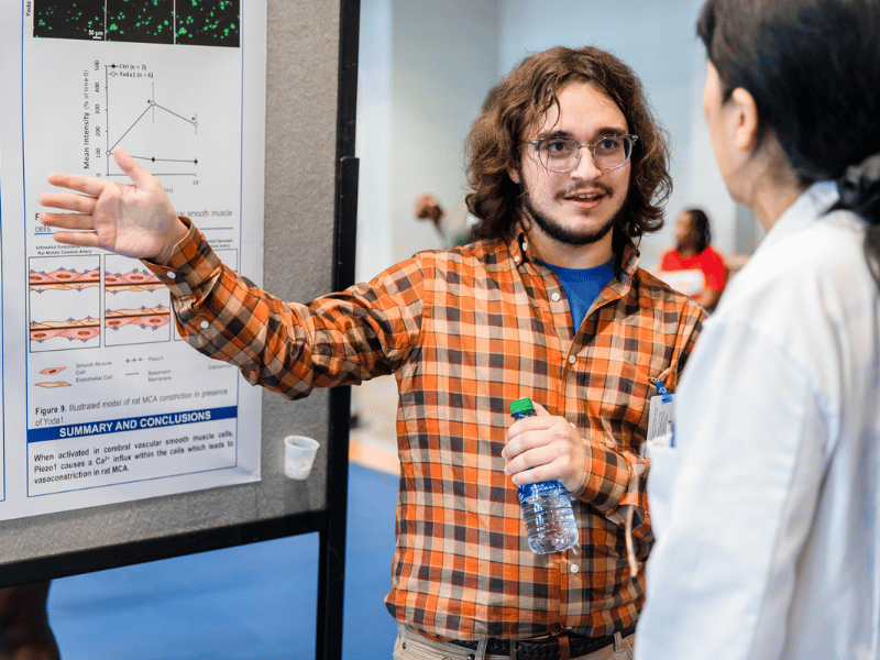 SURE student poster presentation.